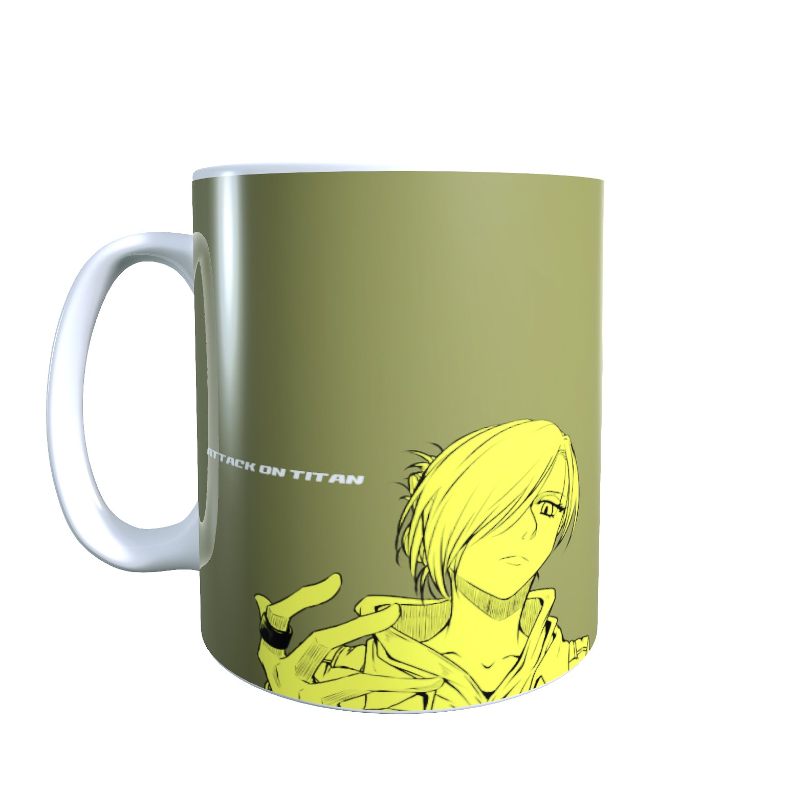 Annie Yellow - Titan Siege Coffee Mug