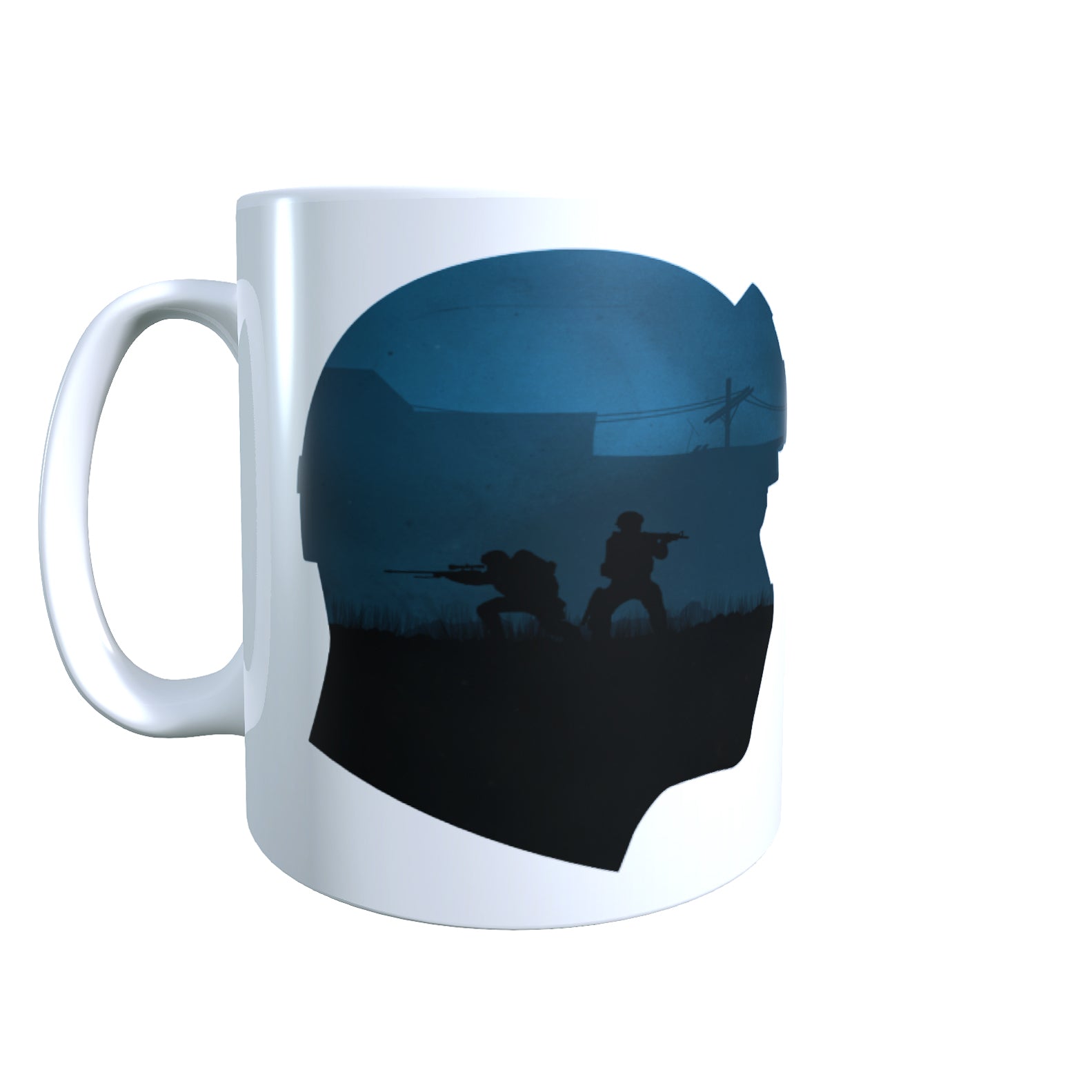 Blue Team Head - Tactical Ops Coffee Mug