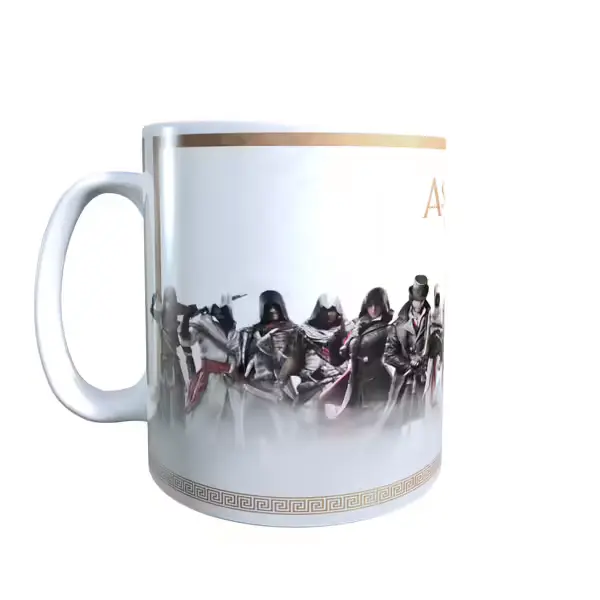 Assassin's Creed Inspired Scroll Character Lineup Mug