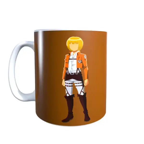 Armin Brown Minimal - Attack on Titan Inspired Mug