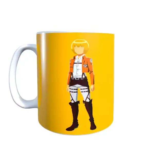 Attack on Titan Inspired Armin Yellow Minimal Mug