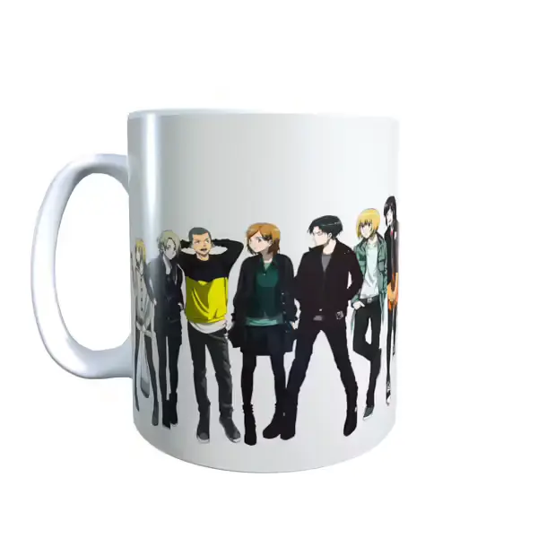 Attack on Titan Inspired Attack On Titan Characters Mug