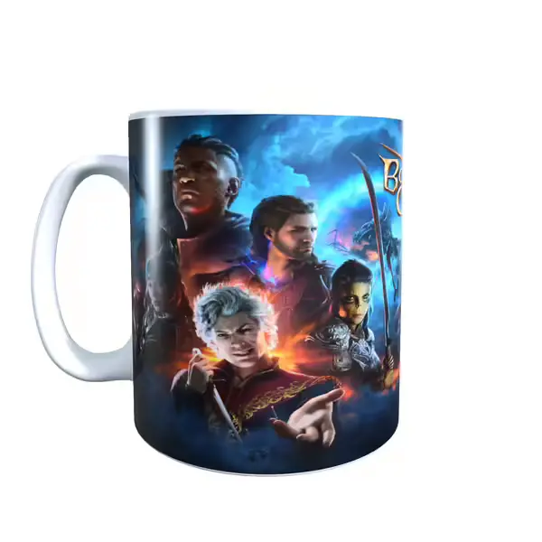 Heroes And Villans Baldur's Gate 3 Mug