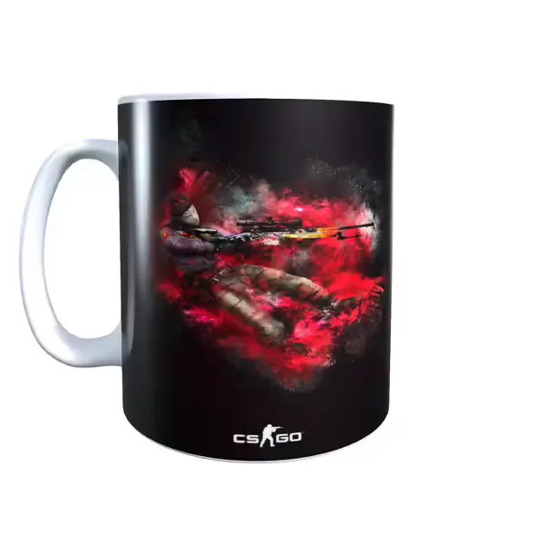 Counter-Strike Inspired T Colour Cloud Mug