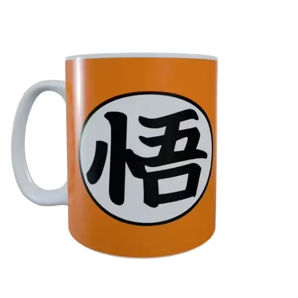 Dragon Ball Z Inspired Goku Kanji Symbol Mug