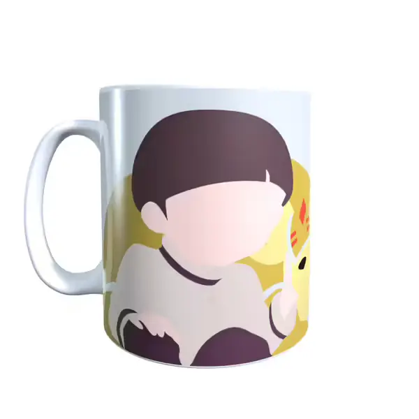 Cody And Armadillomon Minimal - Digimon Inspired Mug