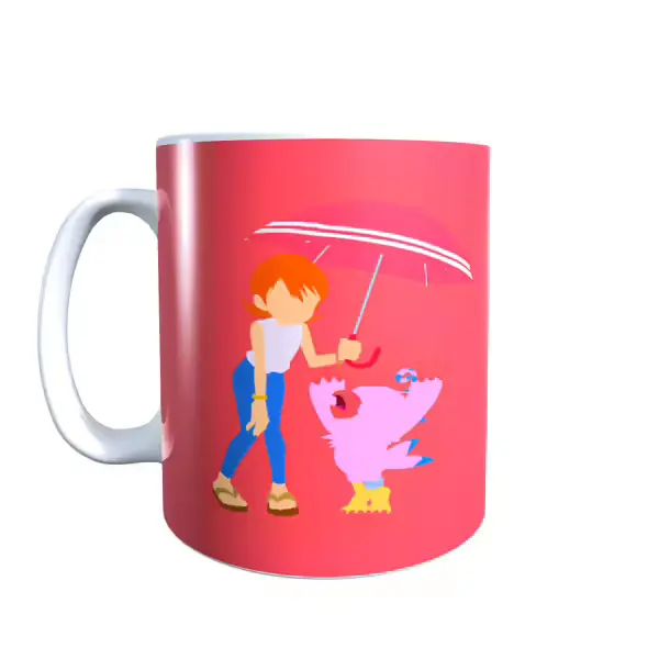Digimon Inspired Sora And Biyomon Older Minimal Mug
