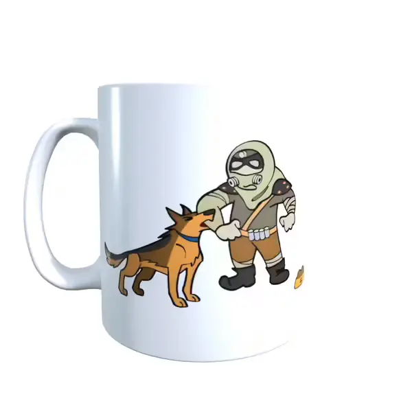 Fallout Inspired Fallout Attack Dog Mug