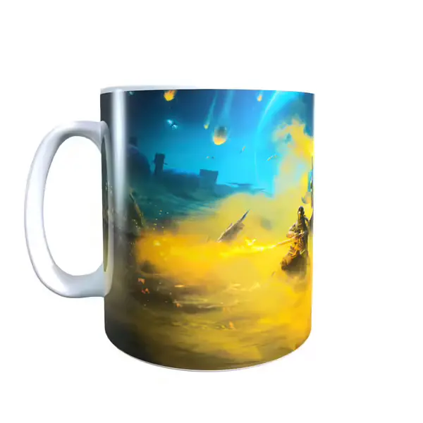 Helldivers Inspired Yellow Haze Mug