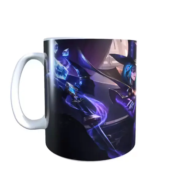 Leblanc Rose Quartz Prestigious Chroma Skin - League of Legends Inspired Mug
