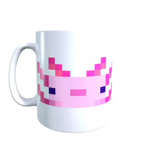 Axolotl Face - Minecraft Inspired Mug