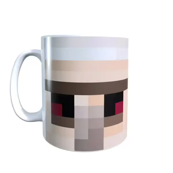 Minecraft Inspired Iron Golem Face Mug
