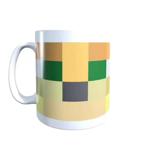Ocelot Face Minecraft Mug