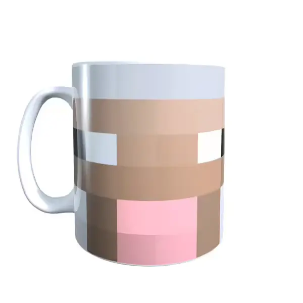 Sheep Face Minecraft Mug