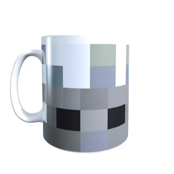 Minecraft Inspired Silverfish Face Mug