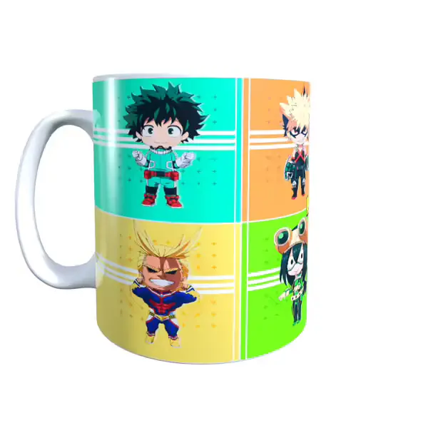 Big Head Heros - My Hero Academia Inspired Mug