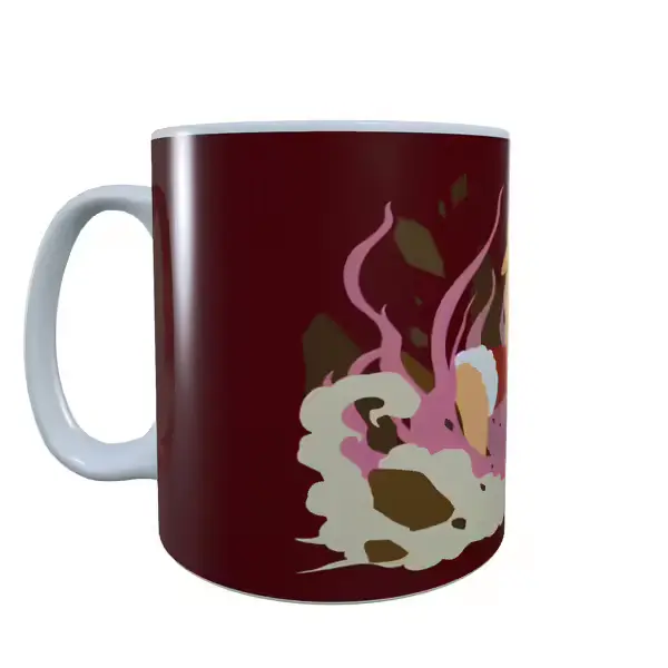 One Piece Luffy Power Up Minimal Coffee Mug
