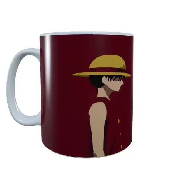 One Piece Luffy Standin Minimal Coffee Mug