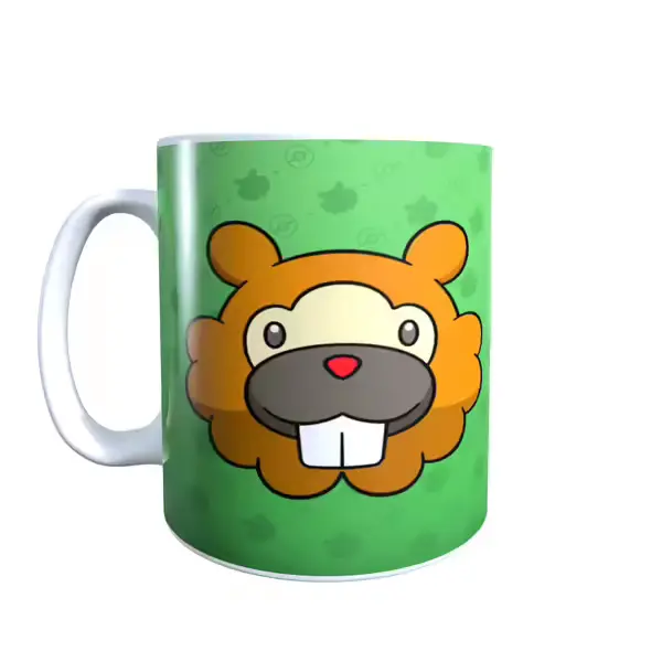 Pokemon Bidoof Double Coffee Mug