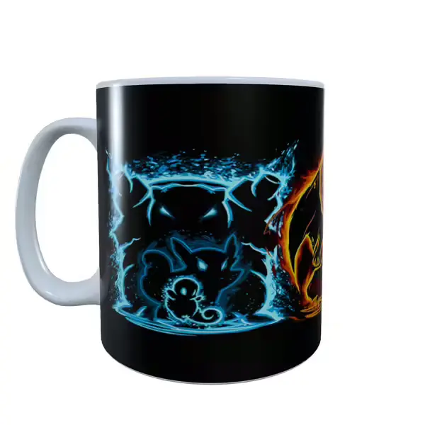 Elemental Starter Pokemon Evolutions Pokemon Mug