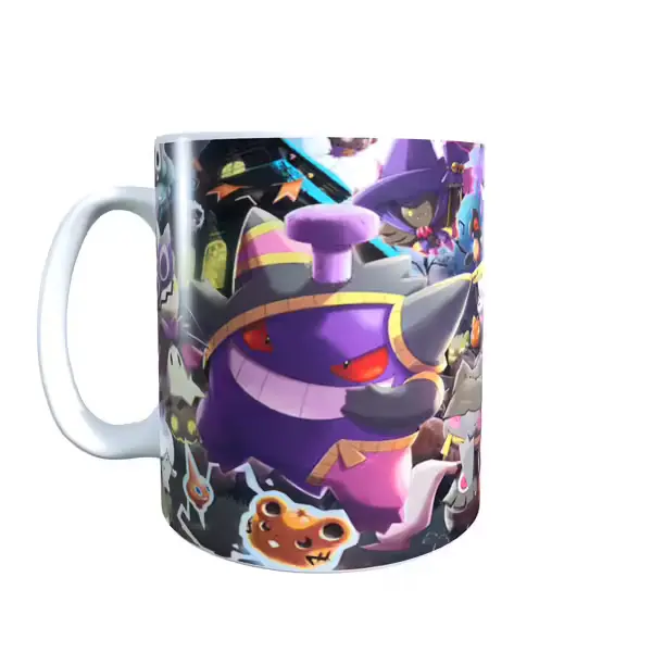 Gengar Halloween Collage Pokemon Halloween Mug