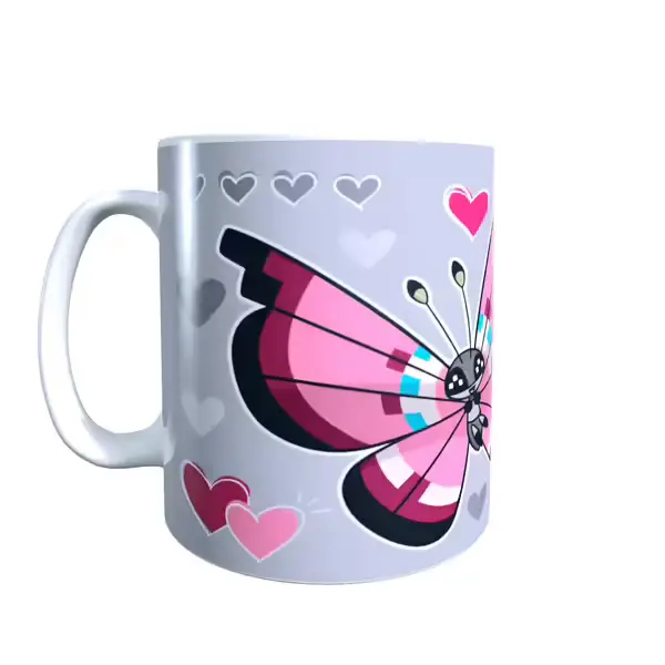 Vivenion Pokemon Valentine's Mug