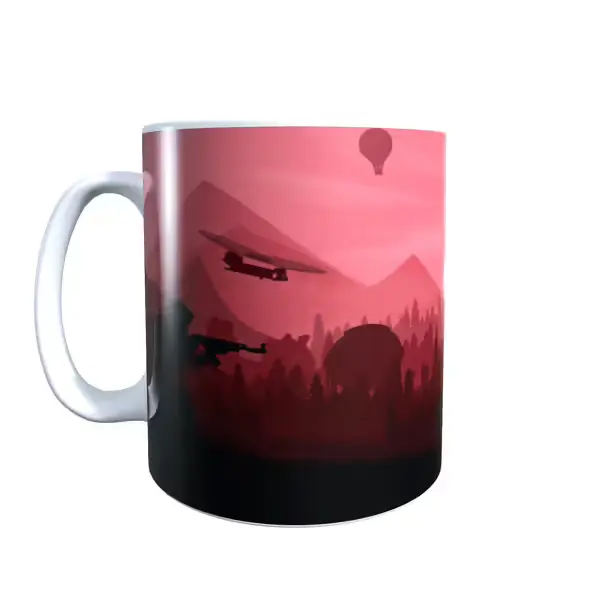 Rust Inspired Blood Moon Mug
