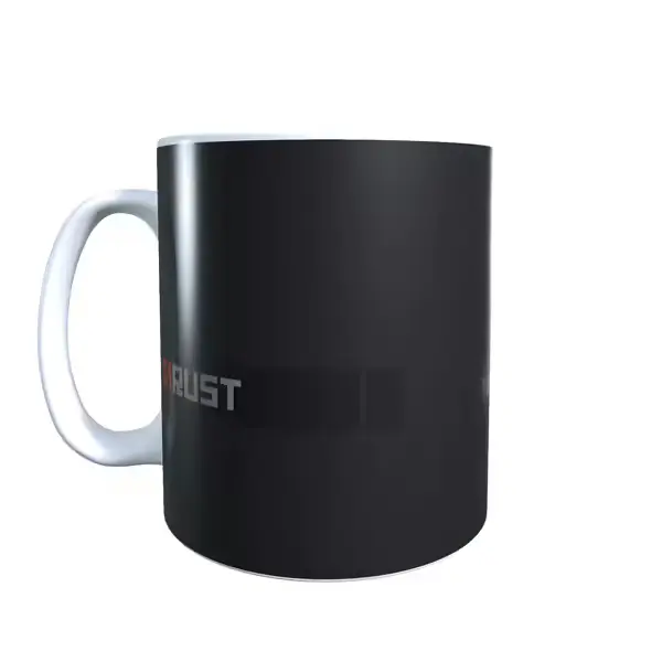 Crafting At Night Rust Mug