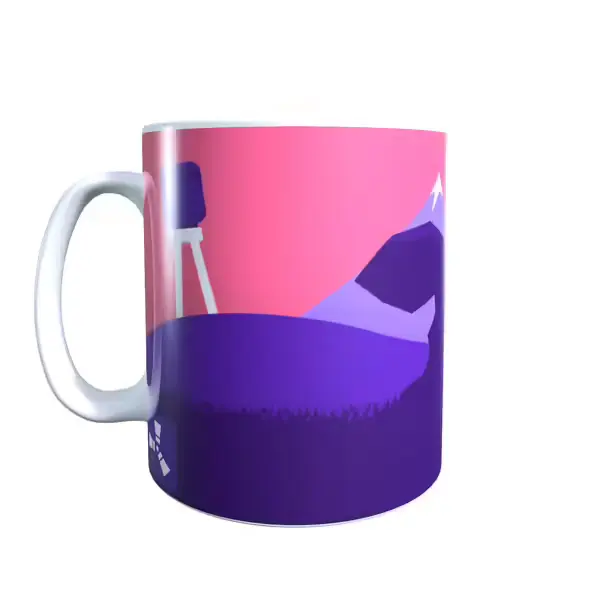 Rust Inspired Pink Sky Mug