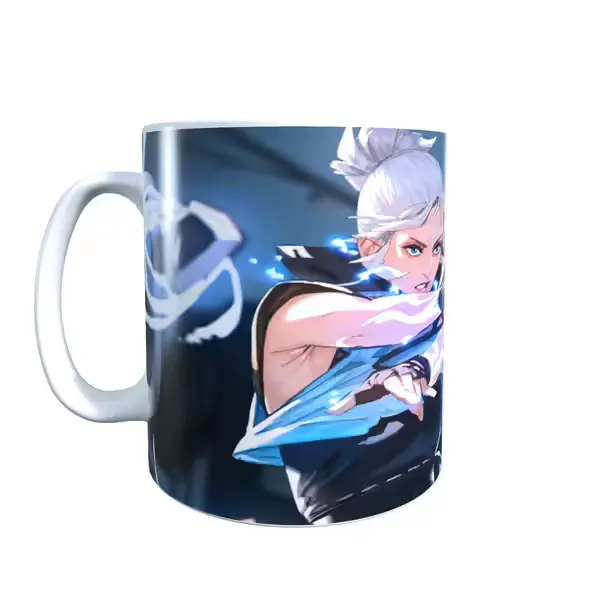 Jett Attacking - Valorant Inspired Mug