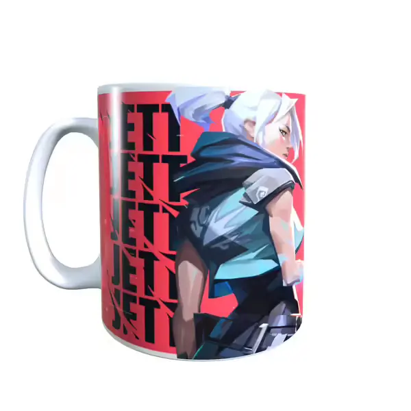 Jett Hero Pose - Valorant Inspired Mug