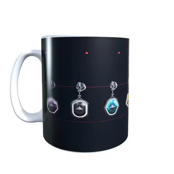 Valorant Inspired Rank Medals Mug