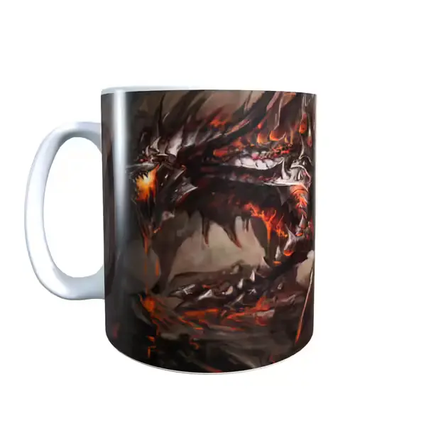World of Warcraft Deathwing Art Coffee Mug