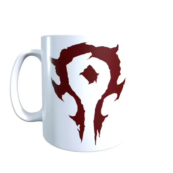 World of Warcraft Inspired Horde Crest Mug
