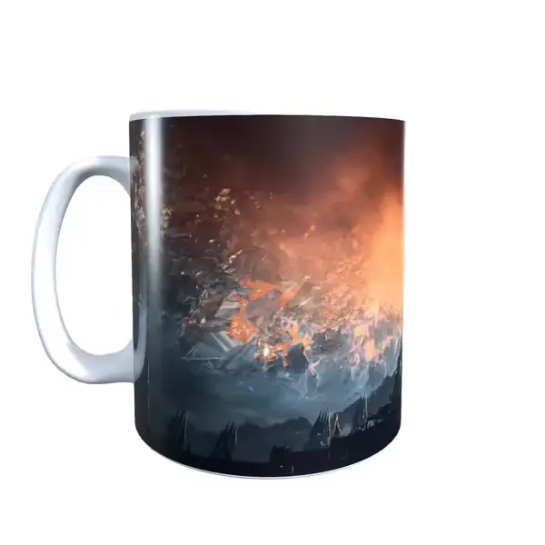 Shadowlands Shattered Sky World of Warcraft Mug
