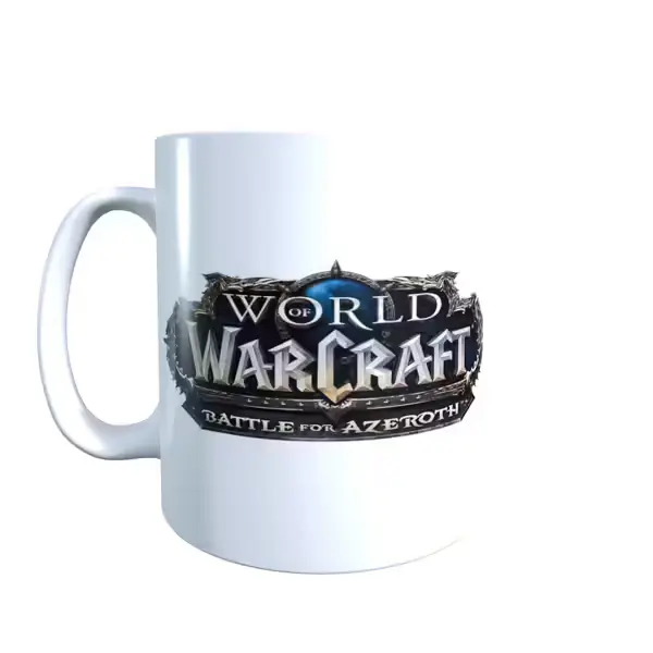 World of Warcraft Inspired Wow Bfa Logo Mug