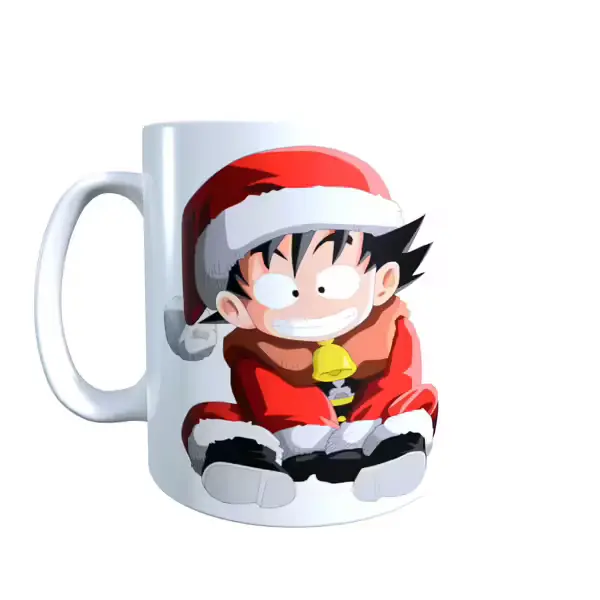 Kid Goku Santa Dragon Ball Z Mug