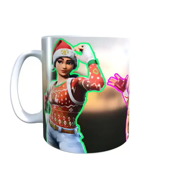 Fortnite Ginger Bread People Coffee Mug