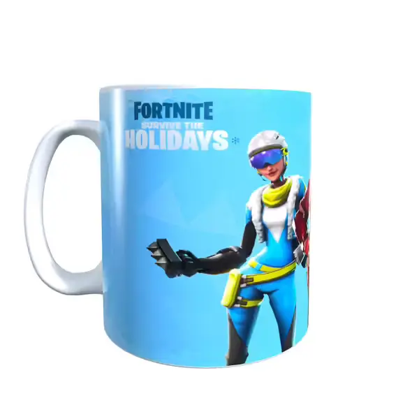Survive The Holidays Icy Fortnite Mug