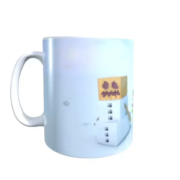 Friendly Christmas Zombie - Minecraft Inspired Mug