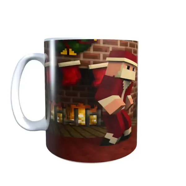 Sneaky Santa Minecraft Mug