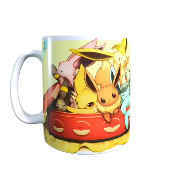 Pokemon Inspired Eevee Evolutions Boxed Up Mug