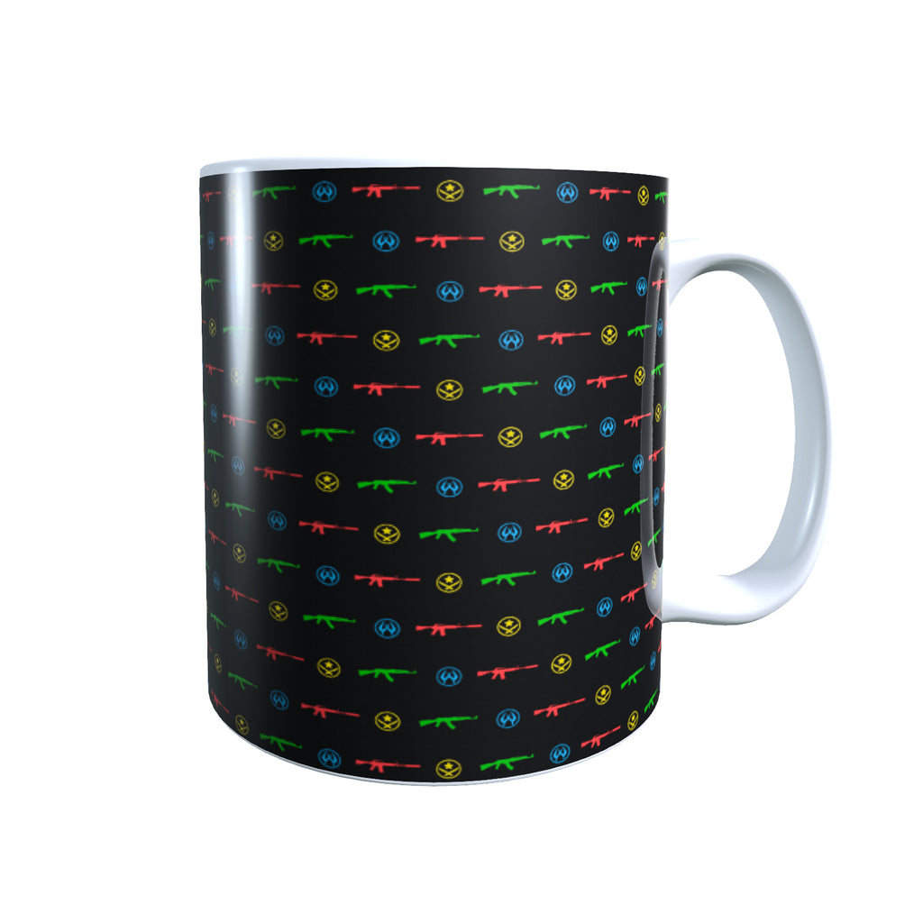 AK47 M4 Pattern - Tactical Ops Coffee Mug