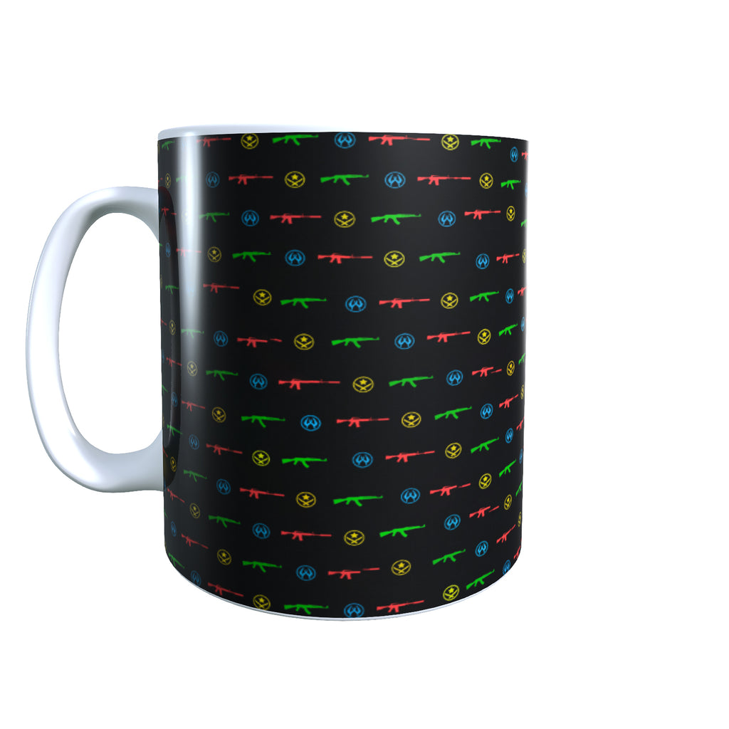 AK47 M4 Pattern - Tactical Ops Coffee Mug