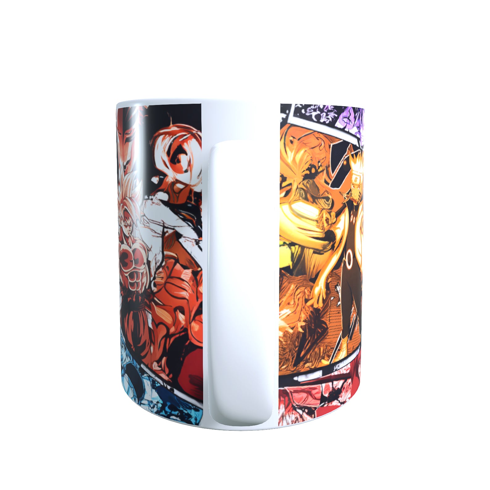 Anime Heroes Comic Blocks Coffee Mug