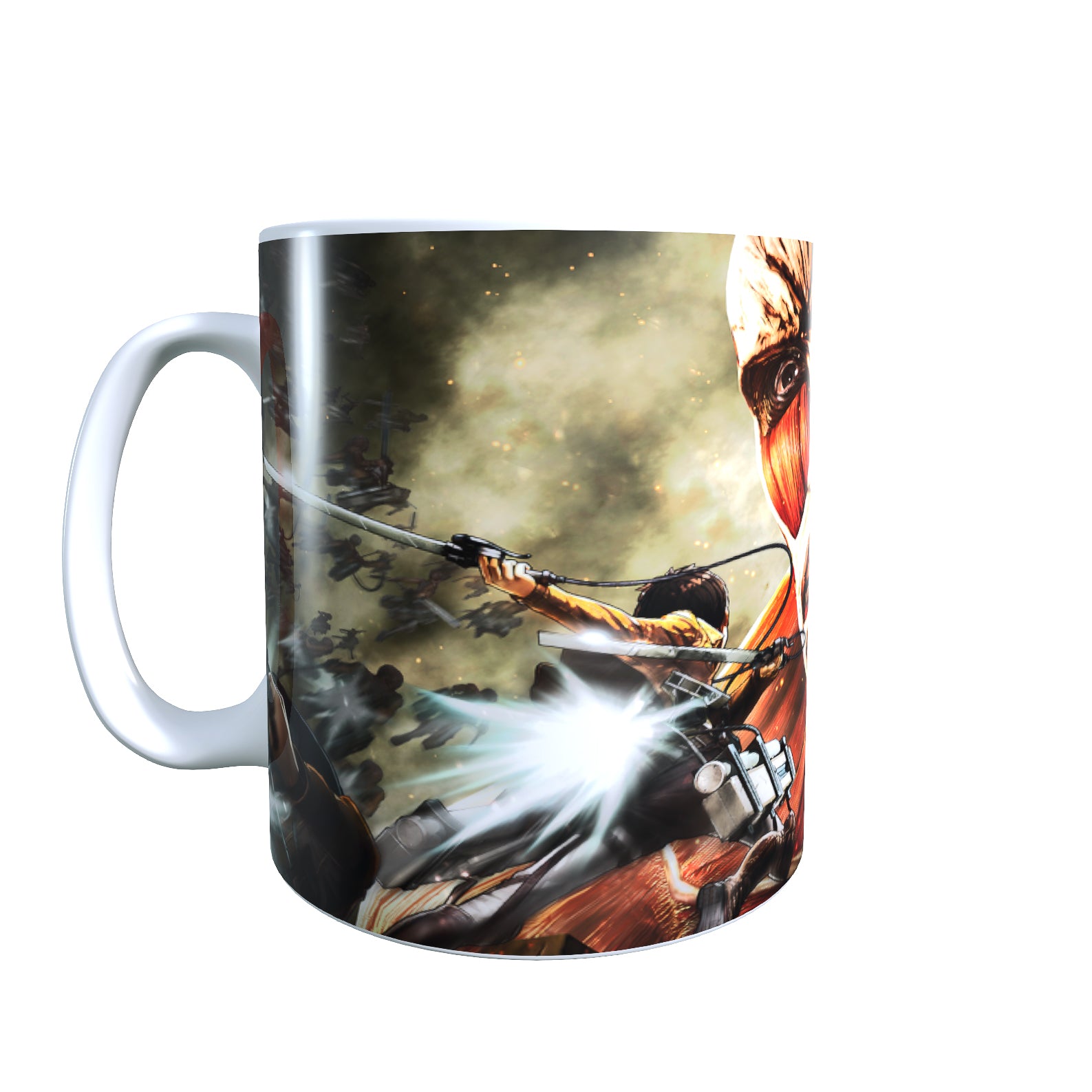 Attacking Titan - Titan Siege Coffee Mug