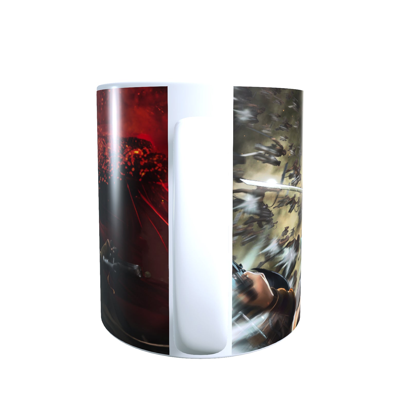 Attacking Titan - Titan Siege Coffee Mug