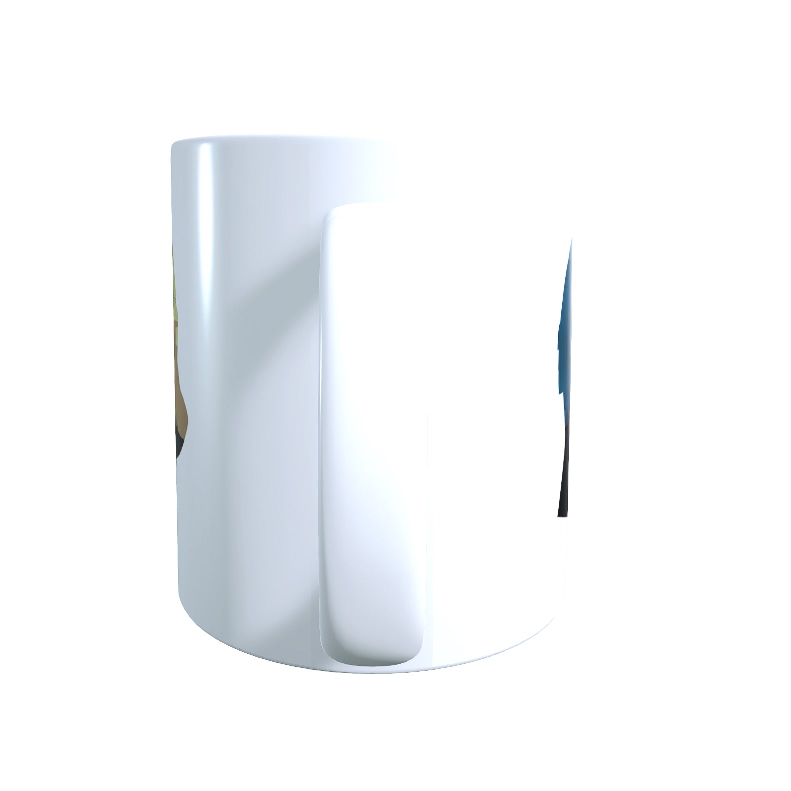 Blue and Orange Team Head - Tactical Ops Coffee Mug