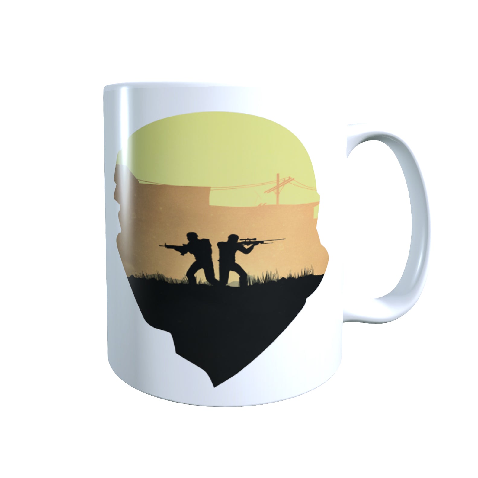 Orange Team Head - Tactical Ops Coffee Mug