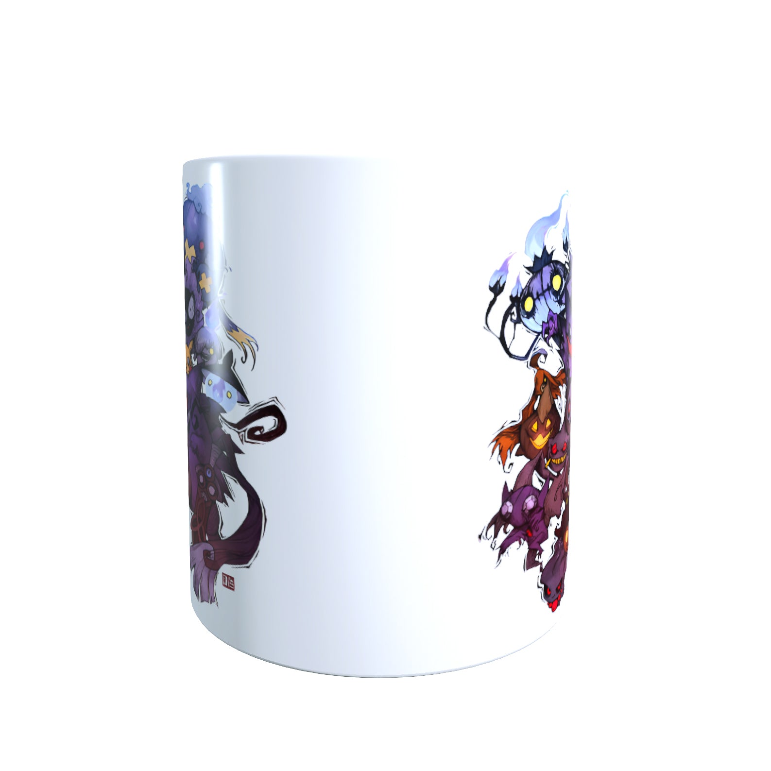 Creepy Ghost Collage Halloween - Creature Catchers Coffee Mug
